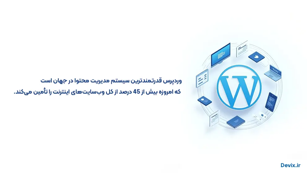 وردپرس چیست و چرا محبوب‌ترین CMS دنیاست؟